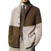 Cardigan Color-blocking Button Long-sleeved Knitted Jacket