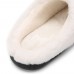 Men Lamb Wool Soft Sole Non  slip Plus Velvet Thicken Winter Warm Home Cotton Slippers