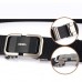 AWMN Men 125CM Nylon Tactical Belt Outdoor Leisure Canvas Waist Belts with Automatic Alloy Buckle