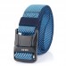 AWMN 125cm Punch Magnetic Buckle Tactical Belt Quick Release Nylon Leisure Belt for men women