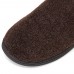 Men Soft Sole Slip Resistant Lamb Wool Lining Thicken Warm Home Winter Slippers