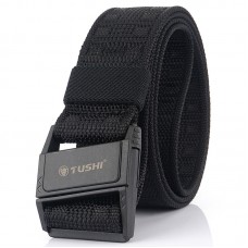 TUSHI Punch Free Magnetic Buckle Tactical Belt Nylon Webbing Quick  Release Belt Fishing Hunting