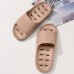 Men Non Slip Soft Thick Sole Open Toe Casual Bathroom Slippers