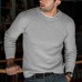 Autumn and winter casual men's knit sweater top sweater