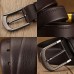 Men PU Leather Wear  resistant 120CM Pin Buckle Retro Wild Casual Jeans Suits Belt