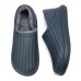 Men Pure Color Round Head Soft Plush Warm Thick  soled Non  slip With Heel Home Cotton Slippers